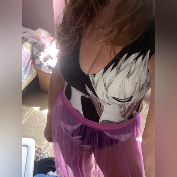 Pre-Summer SALE ELAINE’s Exotic:Kissing Love Birds Butterfly Garden Swimsuit - Picture 3 of 17